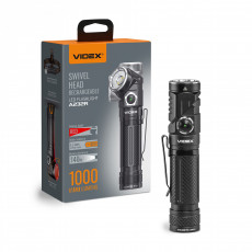 LED Portable Flashlight VIDEX VLF-A232R 1000Lm 5000K | VLF-A232R