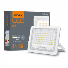 Prožektors LED 50W, 4500Lm 5000K, VIDEX-LUCA (neitrāli balta gaisma) | VLE-F2e-505W