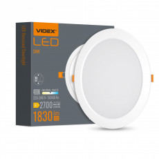 LED Recessed Downlight VIDEX-DOWNLIGHT-LED-DLBR-244-24W-NW | VLE-DLBR-244