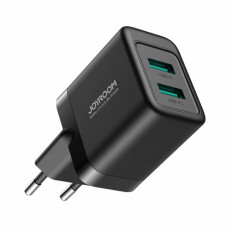 Joyroom lādētājs 2xUSB-A porti (2,4A) 12W, melns | JR-TCN01