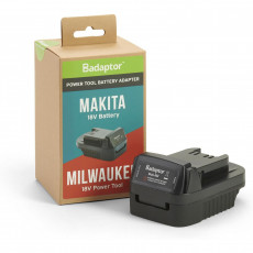 Badaptor adapters MAKITA baterija uz MILWAUKEE 18V instrumentu | BADAPTOR-MAK-MIL-BX