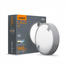 Ārtelpu gaismeklis LED 18W, 1440Lm 5000K, VIDEX-INGA IP65 (neitrāli balta gaisma), pelēka | VLE-BH12R-185