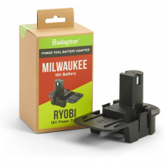 Badaptor adapters MILWAUKEE baterija uz Ryobi 18V instrumentu | BADAPTOR-MIL-RYO-BX