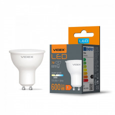 Spuldze LED GU10 7W, 600Lm 3000K, stars<120* VIDEX (silti balta gaisma) | VLE-MR16e-07103