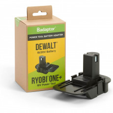 Badaptor adapters DEWALT XR baterija uz Ryobi 18V instrumentu | BADAPTOR-DEW-RYO-BX