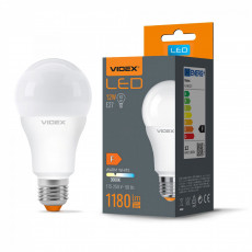 Spuldze LED E27 12W, 1180Lm 3000K, stars<240* (A60-standarta) VIDEX (silti balta gaisma) | VLE-A60e-12273