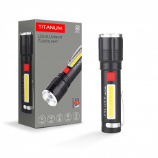 Lukturis LED 700Lm 6500K, Li-ion 18650 1500mAh (iebūvēts), TITANUM TLF-T08 | TLF-T08