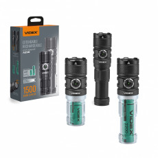 LED Portable Flashlight VIDEX VLF-A298 1500Lm 5000K | VLF-A298