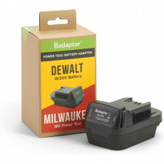 Badaptor adapters DEWALT XR baterija uz MILWAUKEE 18V instrumentu | BADAPTOR-DEW-MIL-BX