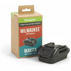 Badaptor adapters MILWAUKEE baterija uz MAKITA 18V instrumentu | BADAPTOR-MIL-MAK-BX