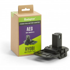 Badaptor adapters AEG baterija uz Ryobi 18V instrumentu | BADAPTOR-AEG-RYO-BX