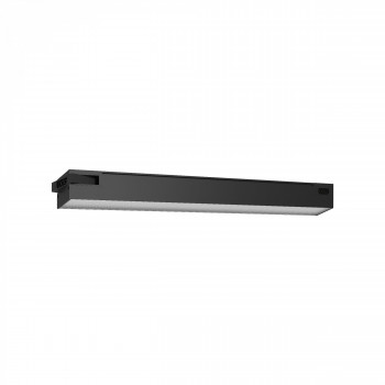 Lineārais LED gaismeklis (savstarpēji savienojams) 24W 600mm, 2400Lm 5000K, IP20 VIDEX VL-BNL02-24065B (neitrāli balta gaisma), melns