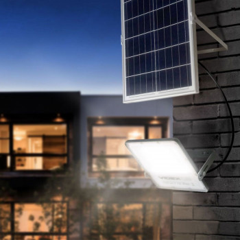 LED Solar Floodlight VIDEX-FLOOD-LED-SOLAR-GELIO-100W-NW