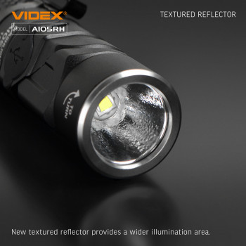 Lukturis LED Luminus SST40, 10W 1200Lm 5000K, Li-ion 18650 2200mAh - iekļauts! VIDEX VLF-A105RH, ar magnētu un regulējamu luktura galvu (SWIVEL HEAD) + komplektā stiprinājums lietošanai kā galvas lukturim!