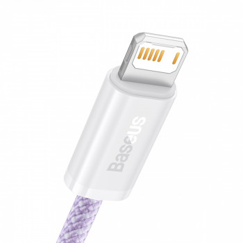 Baseus uzlādes kabelis (2,4A) USB-A uz Lightning, 2m, violets