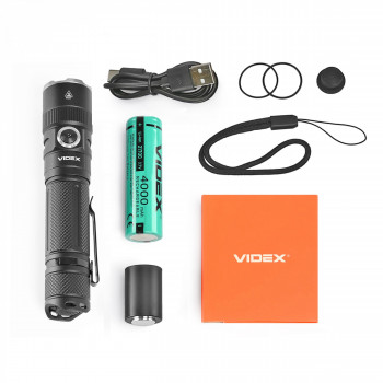 LED Portable Flashlight VIDEX VLF-A231Z 1500Lm 5000K