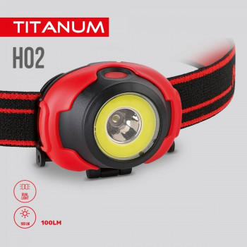 Galvas lukturis LED 100Lm 6500K, 3xAAA, TITANUM TLF-H02