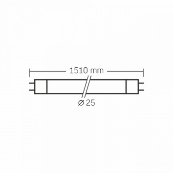 Spuldze LED T8 (G13) 24W 1500mm, 2700Lm 4000K, VIDEX (neitrāli balta gaisma)