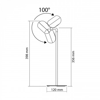 Galda lampa LED universāla - stacionāra un uzlādējama/pārvietojama, komplektā ar piespraužamu klipsi un līmējamu stiprinājumu plakanām virsmām, 3W, 300Lm 3000/4000/5500K, VIDEX VLE-TF18B (silti/neitrāli/auksti balta gaisma) melna