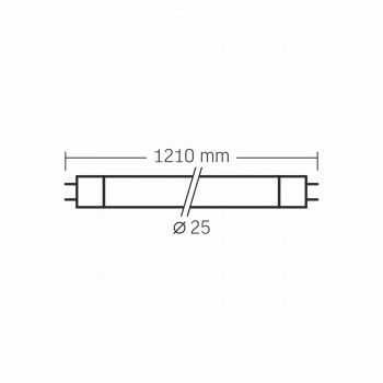 Spuldze LED T8 (G13) 18W 1200mm, 2000Lm 4000K, VIDEX (neitrāli balta gaisma)