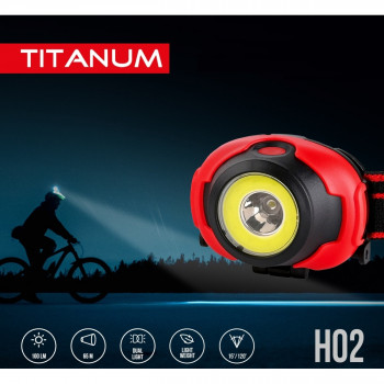 Galvas lukturis LED 100Lm 6500K, 3xAAA, TITANUM TLF-H02