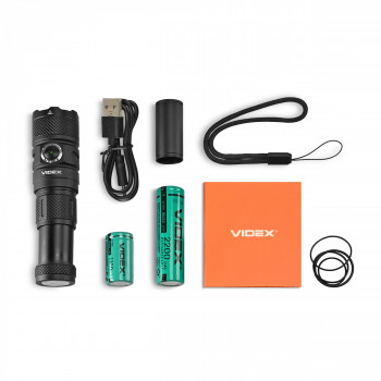 LED Portable Flashlight VIDEX VLF-A298 1500Lm 5000K