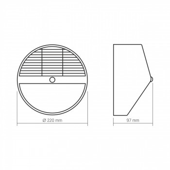 Solārais gaismeklis LED 6,4Wh, 500Lm 5000K, IP54, VIDEX VL-BHSO-002-S (neitrāli balta gaisma)