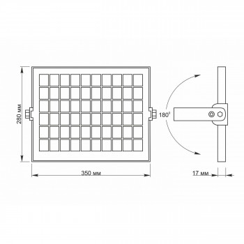 LED Solar Floodlight VIDEX-FLOOD-LED-SOLAR-GELIO-SENSOR-20W-NW - SENSOR