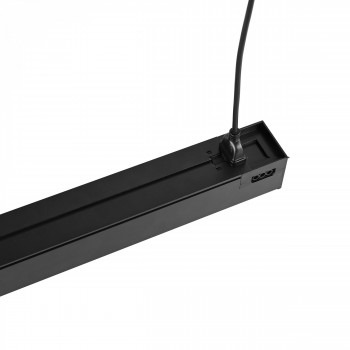 Lineārais LED gaismeklis (savstarpēji savienojams) 24W 600mm, 2400Lm 5000K, IP20 VIDEX VL-BNL02-24065B (neitrāli balta gaisma), melns