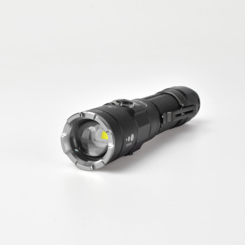 Lukturis LED Luminus SST40, 10W 1200Lm 5000K, Li-ion 18650 2200mAh - iekļauts! VIDEX VLF-A105Z, ar regulējamu tālummaiņu (zoom)!