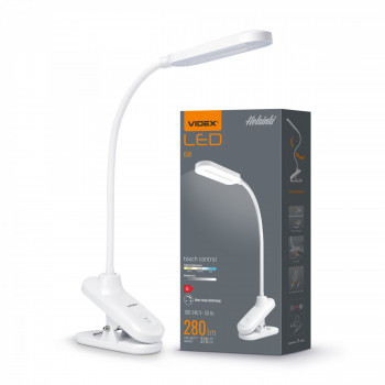 LED Dimmable Desk Lamp VIDEX-DESK-LAMP-HELSINKI-WHITE | VLE-TF09W