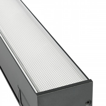 Lineārais LED gaismeklis (savstarpēji savienojams) 50W 1200mm, 5000Lm 5000K, IP20 VIDEX VL-BNL02-50125B (neitrāli balta gaisma), melns