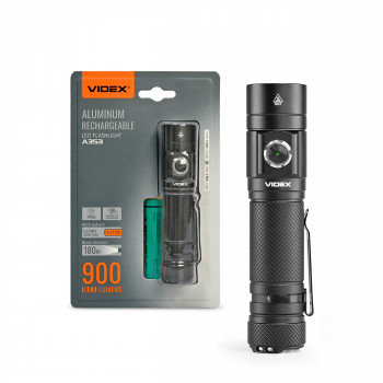 LED Portable Flashlight VIDEX VLF-A353 900Lm 5000K