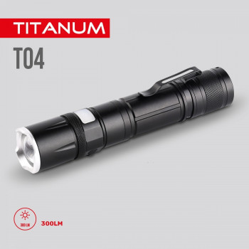 Lukturis LED 300Lm 6500K, Li-ion 18650 1200mAh, TITANUM TLF-T04