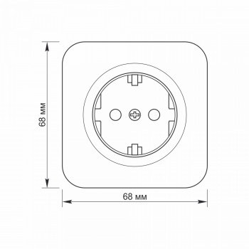 Kontaktligzda v/a 1V, Videx Binera, balta, IP20