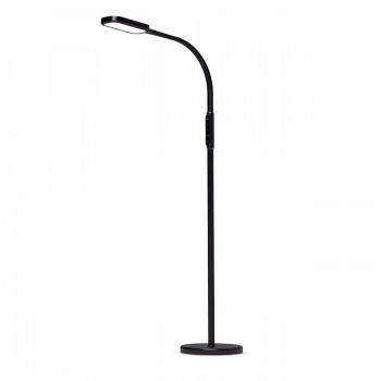  Stāvlampa LED dimmējama 12W, 1280Lm 3000/4000/5500K, VIDEX-TOKYO-BLACK (silti/neitrāli/auksti balta gaisma) melna