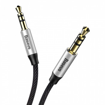 Baseus audio kabelis mini Jack 3,5mm uz mini Jack 3,5mm, 1,5m, melns