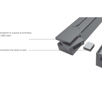 Lineārais LED gaismeklis (savstarpēji savienojams) 24W 600mm, 2400Lm 5000K, IP20 VIDEX VL-BNL02-24065B (neitrāli balta gaisma), melns