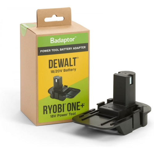 Badaptor adapters DEWALT XR baterija uz Ryobi 18V instrumentu